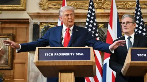 Donald Trump Suggests Keir Starmer Could Employ Military to Control UK Boundaries